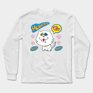 TABCxon #044 Hungry Meow Meow Long Sleeve T-Shirt